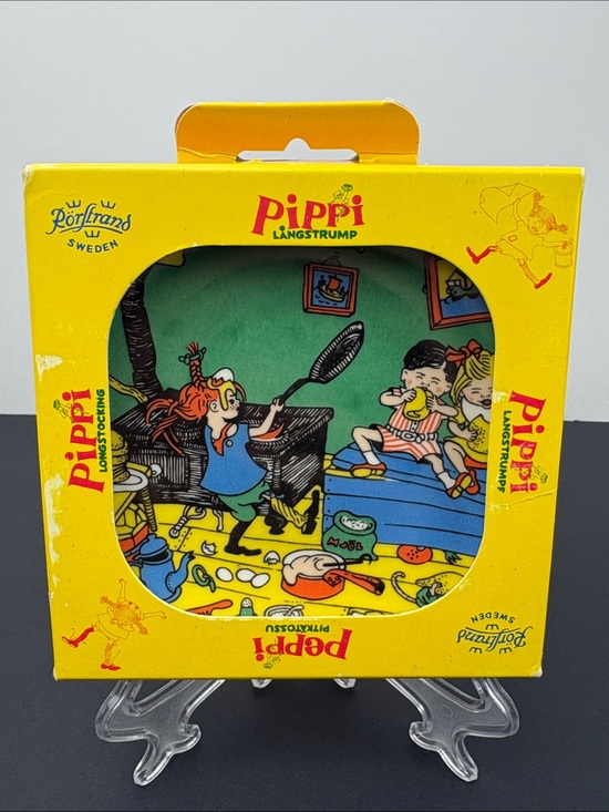 Rorstrand Other - Rorstrand Sweden Pippi Longstocking Wall Plate Making Frying Pancakes